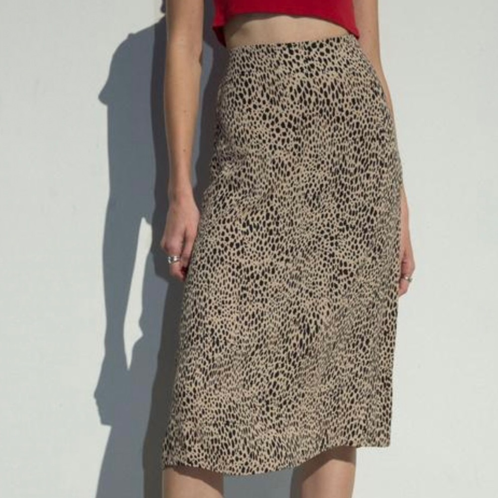 Cheetah Print maxi skirt